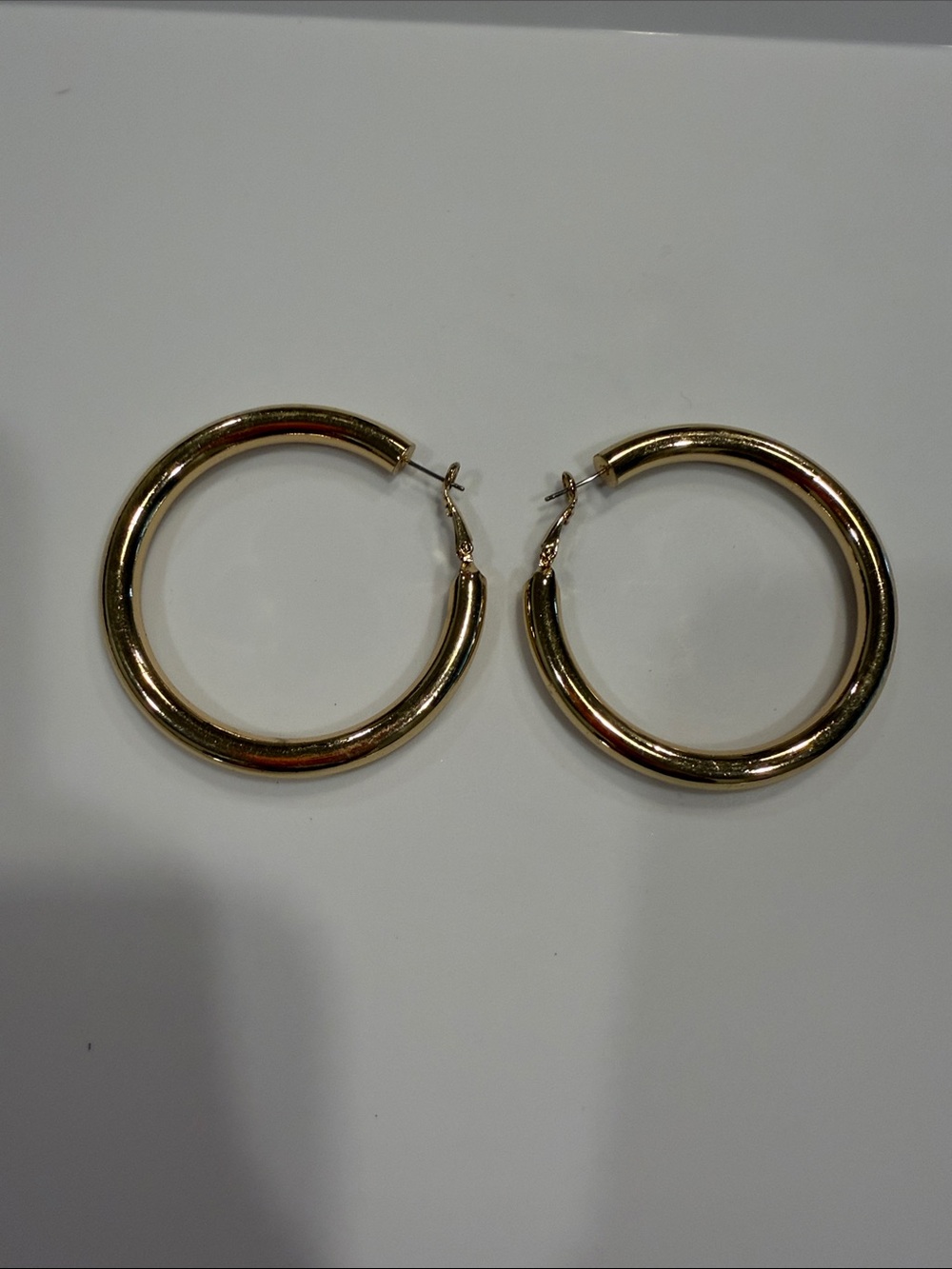 Classic Gold Hoop Earrings - Women's Jewelry